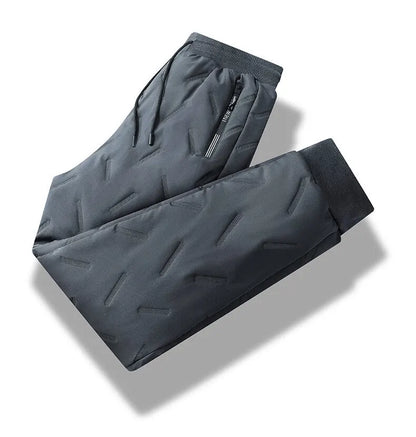 Winter Running Pant Cashmere Thicken Fleece Windproof Sweatpants Men Joggers  Cotton Warm Pants Male Waterproof Thermal Trousers