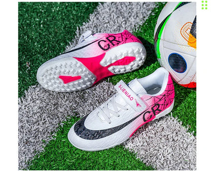 Professional Kids Soccer Shoes Football Boots Ultralight Cleats Non-Slip Training Match Football Shoes For Boys And Girls