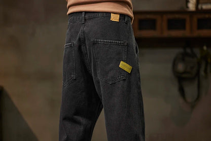 Black Jeans Men Harem Pants Loose Fit Denim Trousers Baggy Pants Mens Desinger Clothing Oversized 42 Cowboys 2024 New Kpop