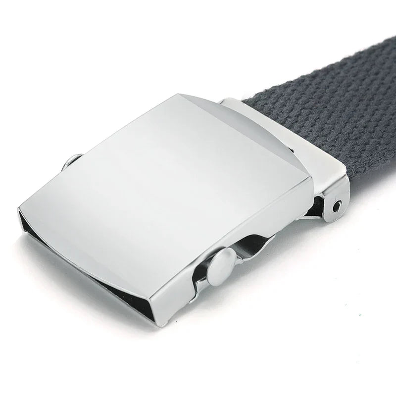 1Pcs New Fashion Unisex Tactical Waist Belt Jeans Male Casual Men Women Belt Canvas 3.0cm Webbing Waistband Ceinture Femme Belts