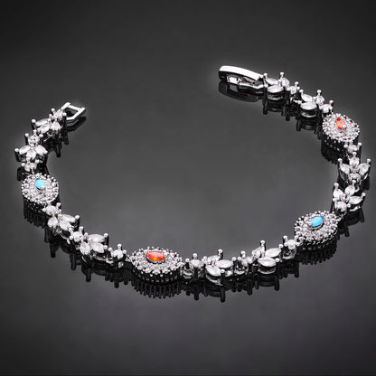 Famosa Marca Turquesa Luxo Africano Conjuntos de Joias para Mulheres Festa de Casamento Zircônia Cristal Dubai Conjunto de Joias de Noiva