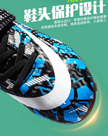 Kids Football Boots Soccer Shoes FG/TF School Football Boots Boys Girls Cleats Grass Sneakers Child Outdoor Athletic Training