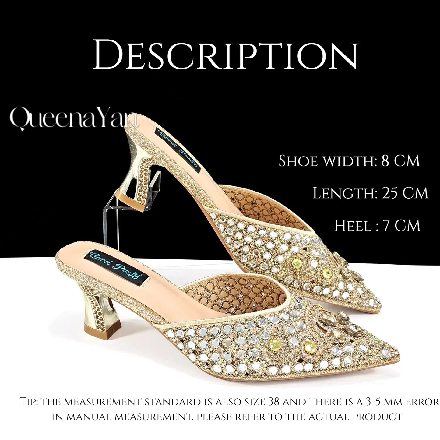 BLUE Rhinestone-encrusted Sex Ladies Shoes / MATCHING  SPARKING MINI BAG (SPECIAL COLLECTION)