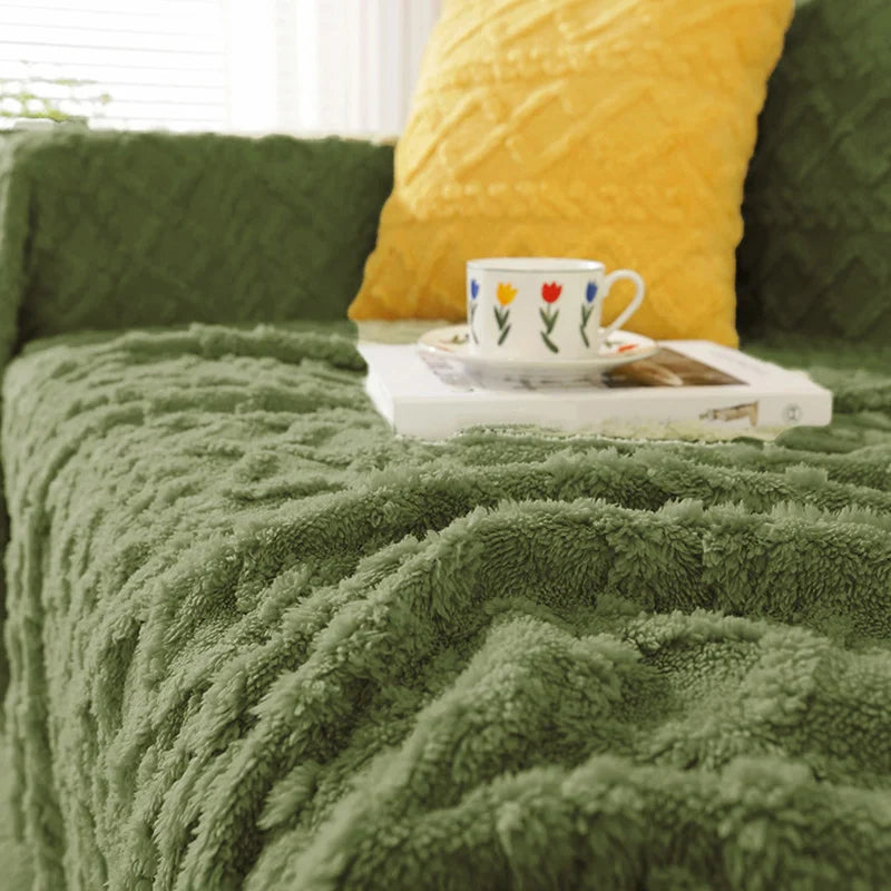 Soft Cozy Velvet Taffeta Blanket, Warm for Bed Sofa Office, Elegant Home Decor, Perfect Gift for All, Durable and Double-sided