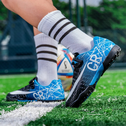 Professional Kids Soccer Shoes Football Boots Ultralight Cleats Non-Slip Training Match Football Shoes For Boys And Girls