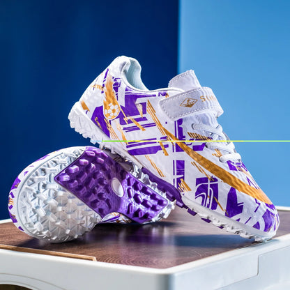 Kids Football Boots Soccer Shoes FG/TF School Football Boots Boys Girls Cleats Grass Sneakers Child Outdoor Athletic Training