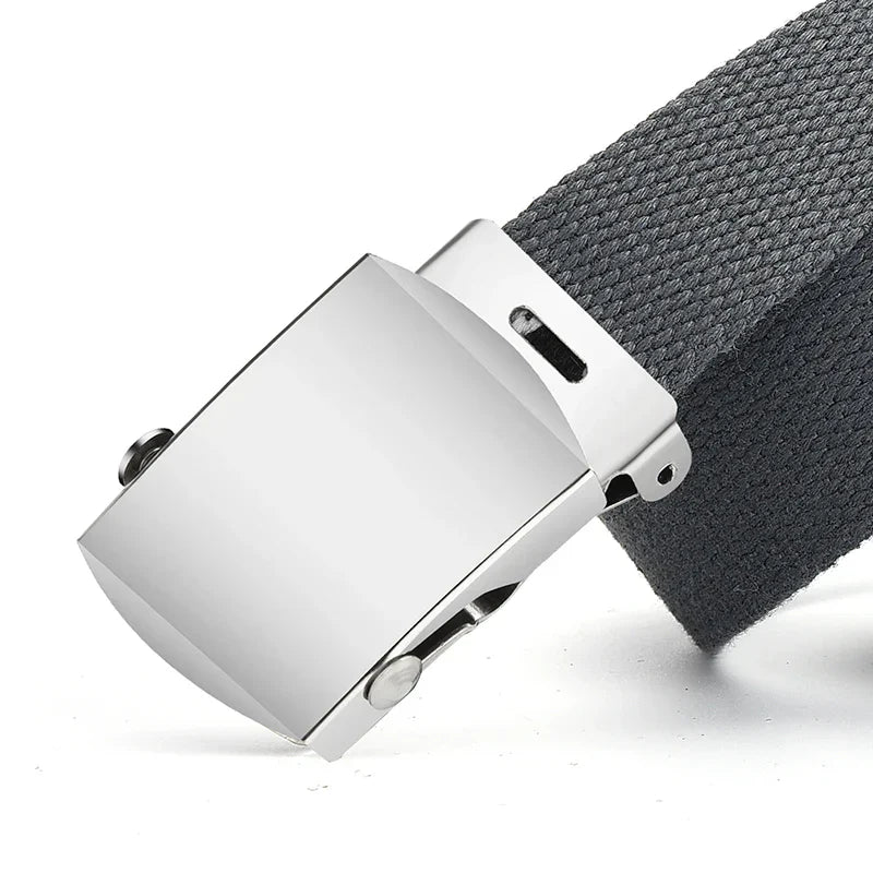 1Pcs New Fashion Unisex Tactical Waist Belt Jeans Male Casual Men Women Belt Canvas 3.0cm Webbing Waistband Ceinture Femme Belts