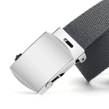1Pcs New Fashion Unisex Tactical Waist Belt Jeans Male Casual Men Women Belt Canvas 3.0cm Webbing Waistband Ceinture Femme Belts