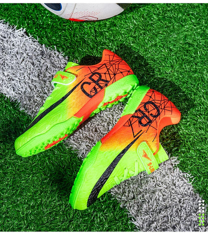 Professional Kids Soccer Shoes Football Boots Ultralight Cleats Non-Slip Training Match Football Shoes For Boys And Girls