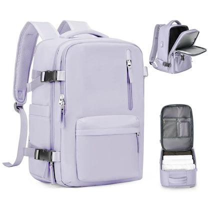 Women's Cabin Travel Backpack Laptop Bag Large Capacity Easyjet Carry-Ons 45x36x20 Backpack Ryanair 40x20x25 Water Resistant Bag