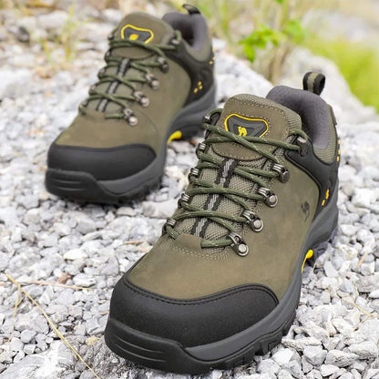 Hiking Shoes for Men Waterproof Outdoor Low-top Hiking Boots Leather Men's Trekking Shoes Walking Male Sneakers New