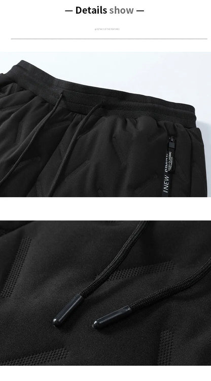Winter Running Pant Cashmere Thicken Fleece Windproof Sweatpants Men Joggers  Cotton Warm Pants Male Waterproof Thermal Trousers