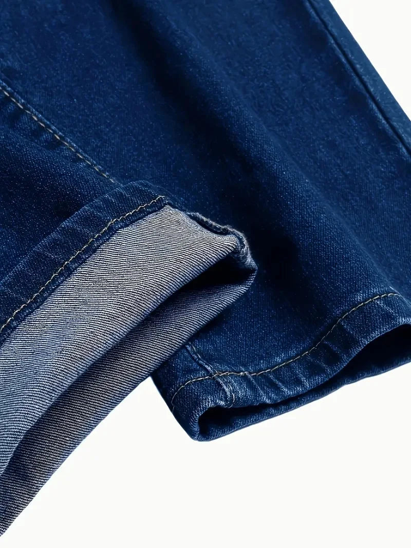 Men's Slim-Fit Stretch Jeans - Vintage Five-Pocket Light Blue | Retro Style, Modern Fit for Fall Transition