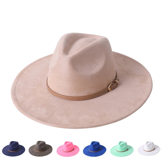 Hats Blank Hats for Burning Multicolor teardrop shaped Top 9.5cm Brim Unisex Jazz Hat Church Hat