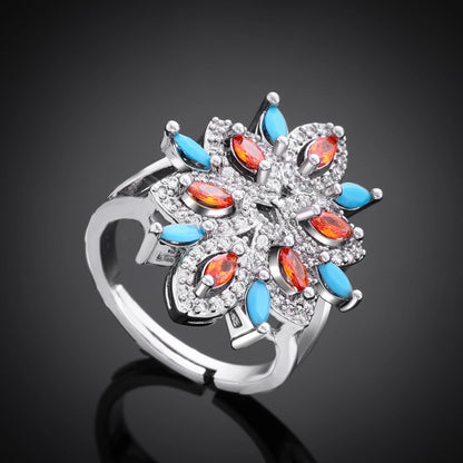 Famosa Marca Turquesa Luxo Africano Conjuntos de Joias para Mulheres Festa de Casamento Zircônia Cristal Dubai Conjunto de Joias de Noiva