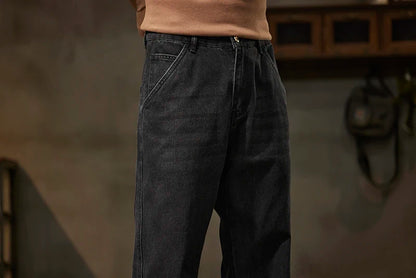 Black Jeans Men Harem Pants Loose Fit Denim Trousers Baggy Pants Mens Desinger Clothing Oversized 42 Cowboys 2024 New Kpop