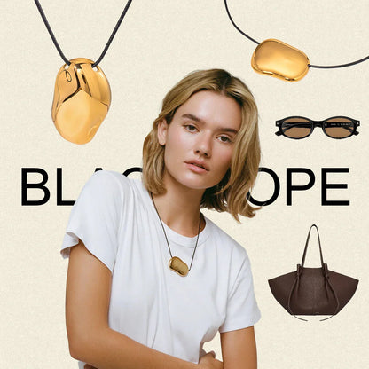 Waterproof Stainless Steel Micro Trend Cord Necklaces Women Statement Metal 18K Gold Plated Trendy 2024 Jewelry collares