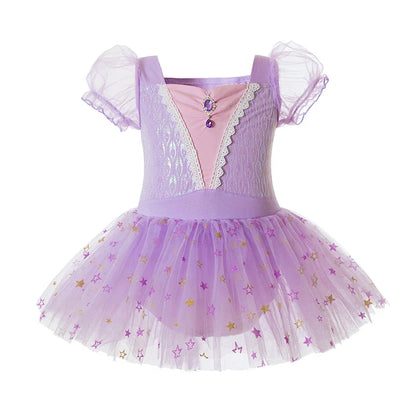 Princess Girl Sequined TUTU Ballet Dancing Dress Girl Party Costume Stage Show Fancy Outfit Children's Special Occasion Clothing