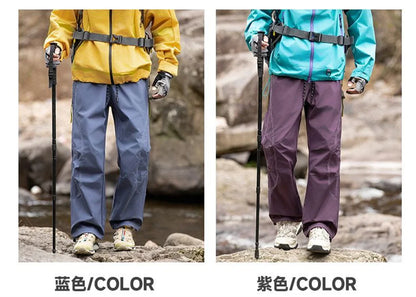 Summer Hiking Pant Autumn Outdoor Sports Waterproof Paratrooper Pants Elastic Waist Camping Trousers Solid Cycling Fishing Pants