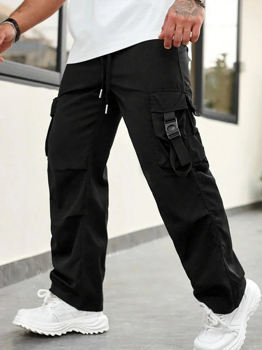 American-style high-street men's casual trousers, suitable for all seasons, fashionable and trendy workwear pants.