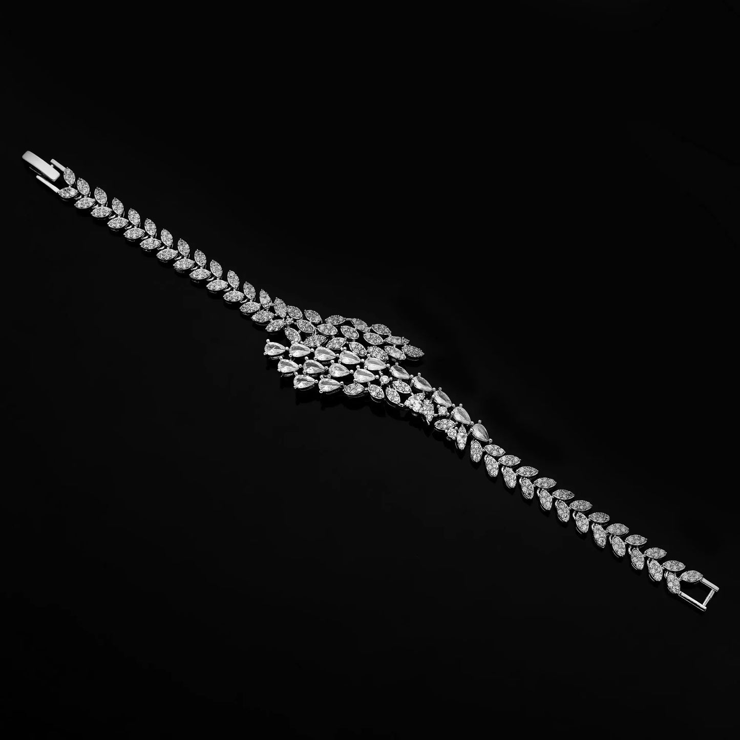 Bridal Zirconia Full Jewelry Set for Ladies Party Luxury Dubai Nigeria CZ Crystal Wedding Necklace Set