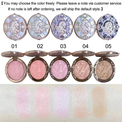 Knight Unicorn Makeup Gift Set Lipstick Blush Setting Powder Starlight Beauty Box Fairy Princess Luxury Cosmetics