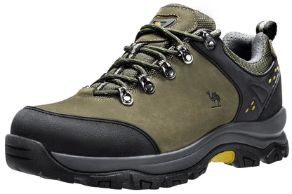Hiking Shoes for Men Waterproof Outdoor Low-top Hiking Boots Leather Men's Trekking Shoes Walking Male Sneakers New