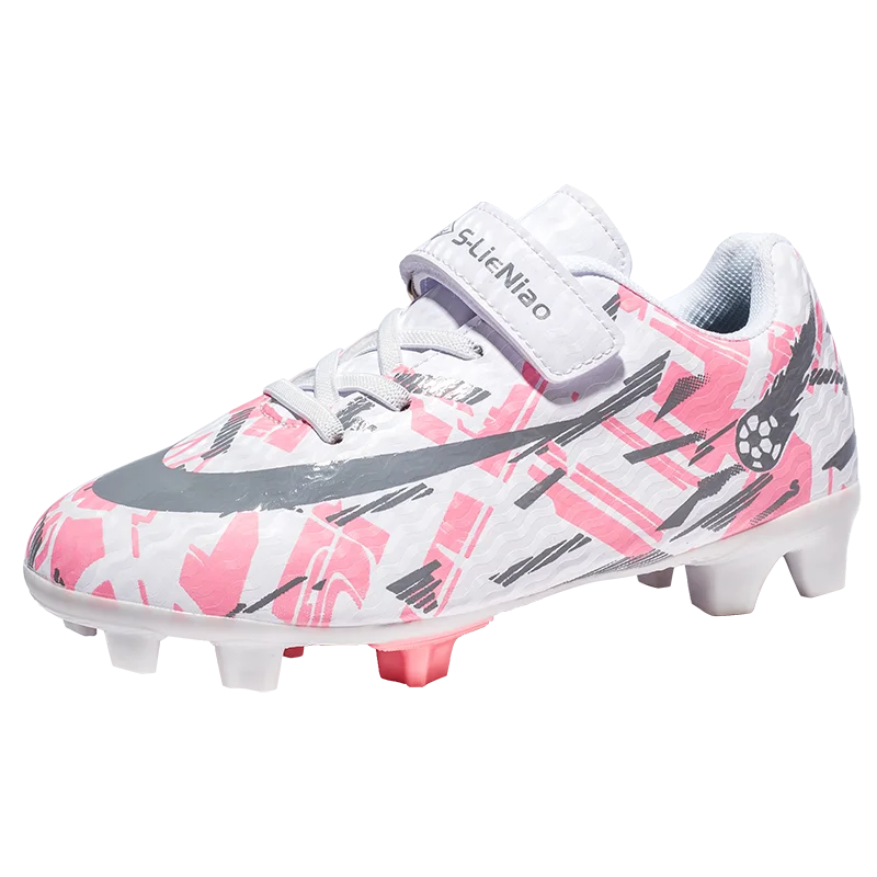 Kids Football Boots Soccer Shoes FG/TF School Football Boots Boys Girls Cleats Grass Sneakers Child Outdoor Athletic Training