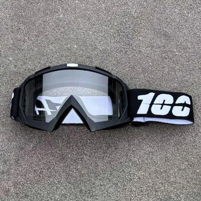 Newest 100 Motorcycle Goggles For Men Motocross Sunglasses Safety Protective MX Night Vision Helmet Goggles Driving Glasses
