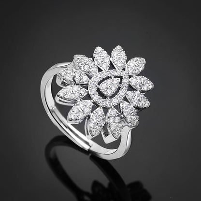 2025 Hot Sale Bridal Wedding Jewelry Sets for Women 4 Pieces Wedding Party Zirconia Necklace Bracelet with Adjustable Chain