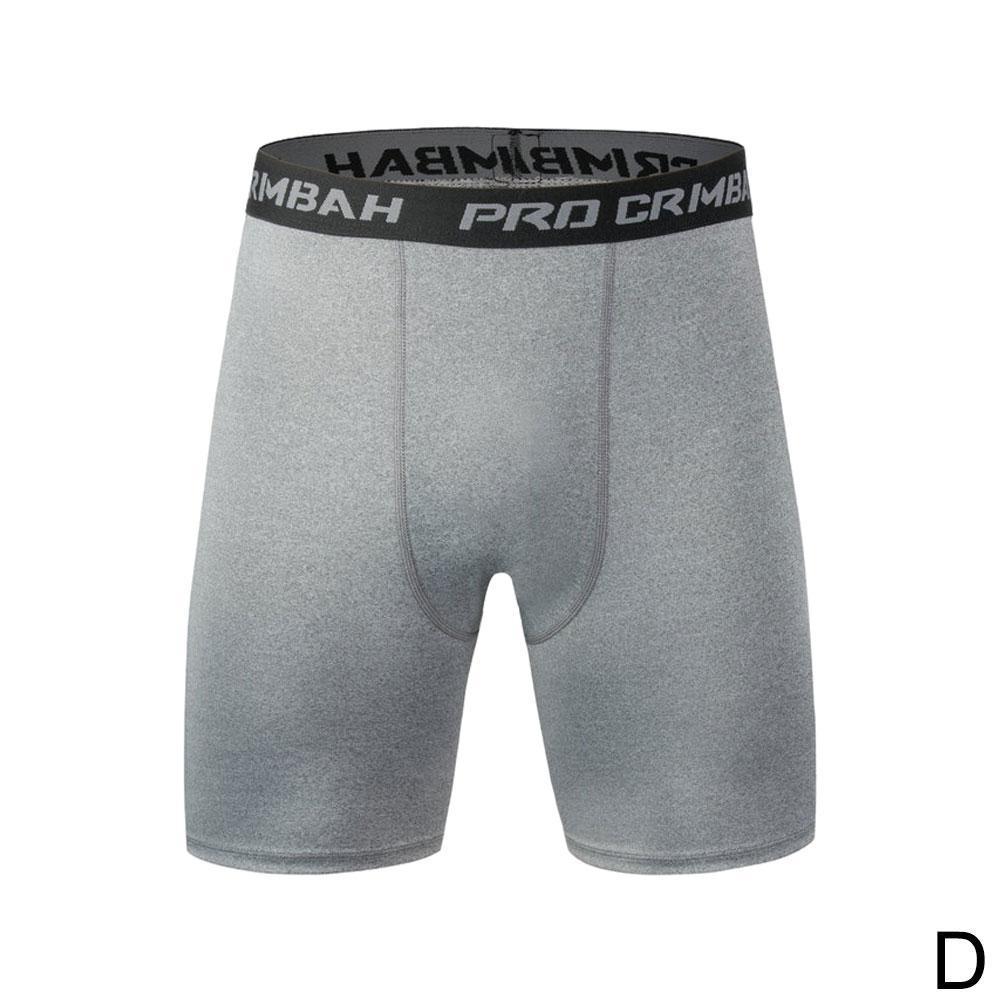Male Fitness Quick-Drying Tight Shorts Elastic Compression Leggings Training Pants