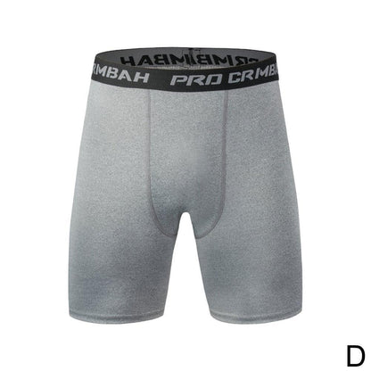 Male Fitness Quick-Drying Tight Shorts Elastic Compression Leggings Training Pants