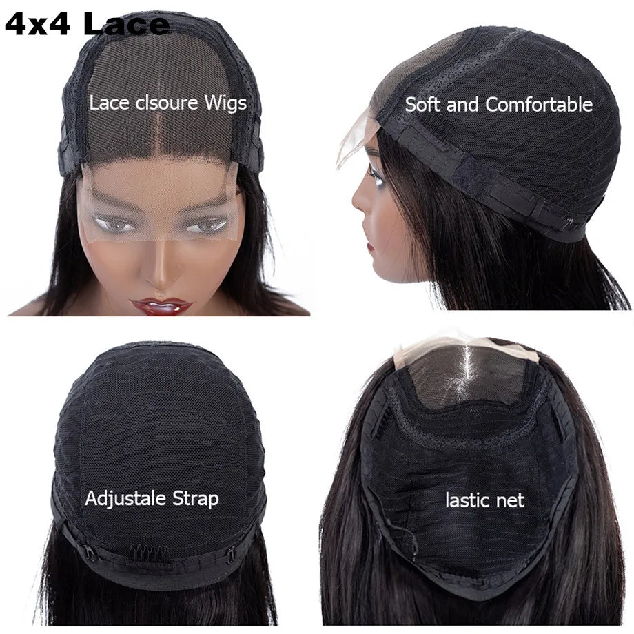 30 32 Inch Brazilian Bone Straight 13x4 13x6 HD Transparent Lace Front Human Hair Wigs 360 Lace Frontal Wig 5x5 6x4 Glueless Wig