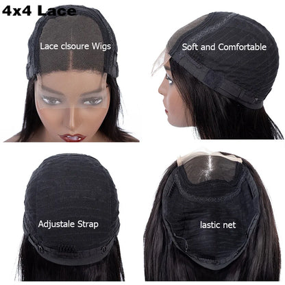30 32 Inch Brazilian Bone Straight 13x4 13x6 HD Transparent Lace Front Human Hair Wigs 360 Lace Frontal Wig 5x5 6x4 Glueless Wig