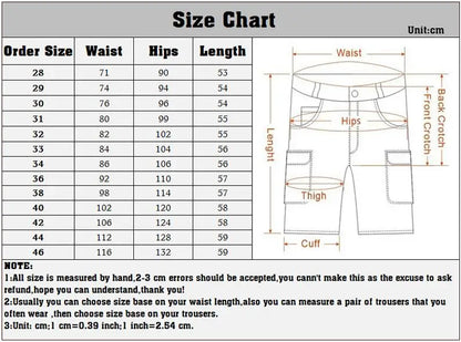 Men's Baggy Multi Pocket Military Cargo Shorts Mens Cotton Khaki Mens