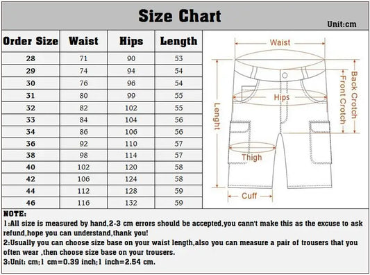 Men's Baggy Multi Pocket Military Cargo Shorts Mens Cotton Khaki Mens