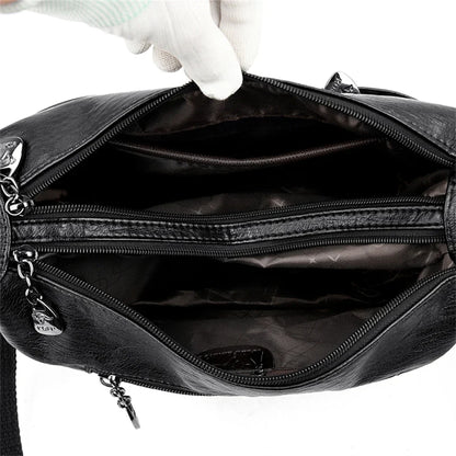 New Genuine Brand Leather Sac Luxury Handbags Purses Women Bags Designer Shoulder Crossbody Messenger Bags 2024 Female Hand Bag
