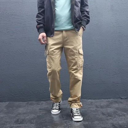 Big Size Men's Tactical Trousers Loose Casual Pants Running Overalls Men's Sweatpants Sports Hiking Outdoor Clothes Work Pants