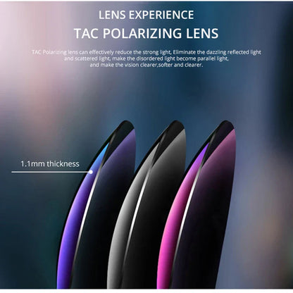 Ultra Light Rectangular Photochromic Sunglasses Men Polarized TAC 1.1mm Thickness Lens UV400 Sun Glasses Women Cat.3 CE