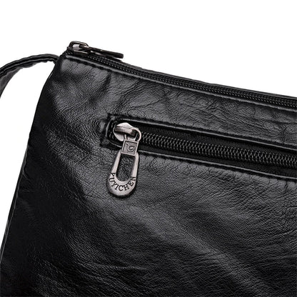 Fashion All-match Solid Color Messenger Bag High Capacity Womens Shoulder Bags 2021 New High Quality Pu Leather Women Handbag