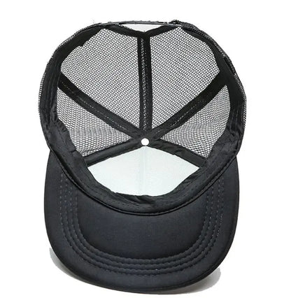 Free Custom Brand LOGO Text Design Personality DIY Trucker Hat AD Baseball Cap Men Women Blank Mesh Adjustable Hat