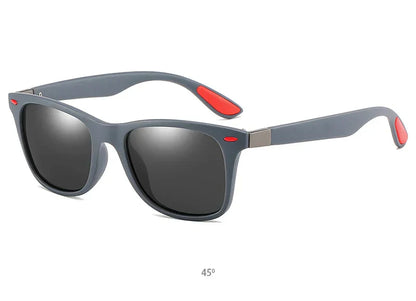 Polarized Sunglasses Men Women Classic Square Plastic Driving Sun Glasses Male Fashion Black Travelling Shades UV400