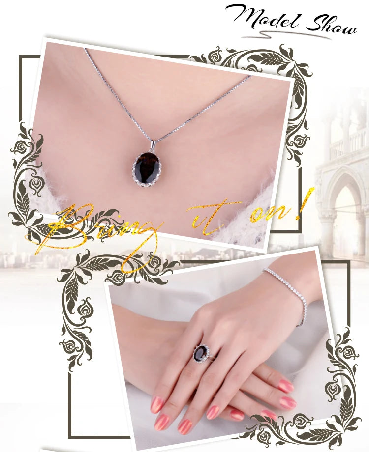 Large 5.7ct Genuine Oval Smoky Quartz 925 Sterling Silver Big Gemstone Cocktail Statement Rings for Women Jewelry