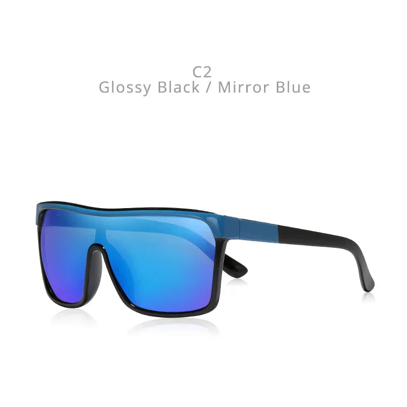 Flynn Style Sunglasses Men Plus Shape Outdoor Anti-reflective Sun Glasses Women with Peanut Box