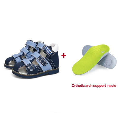 Child Girl Sandals Boys Children's Orthopedic Shoes Summer Toddler Flower Design Princess Flatfeet Footwear 2 To 8Years Age
