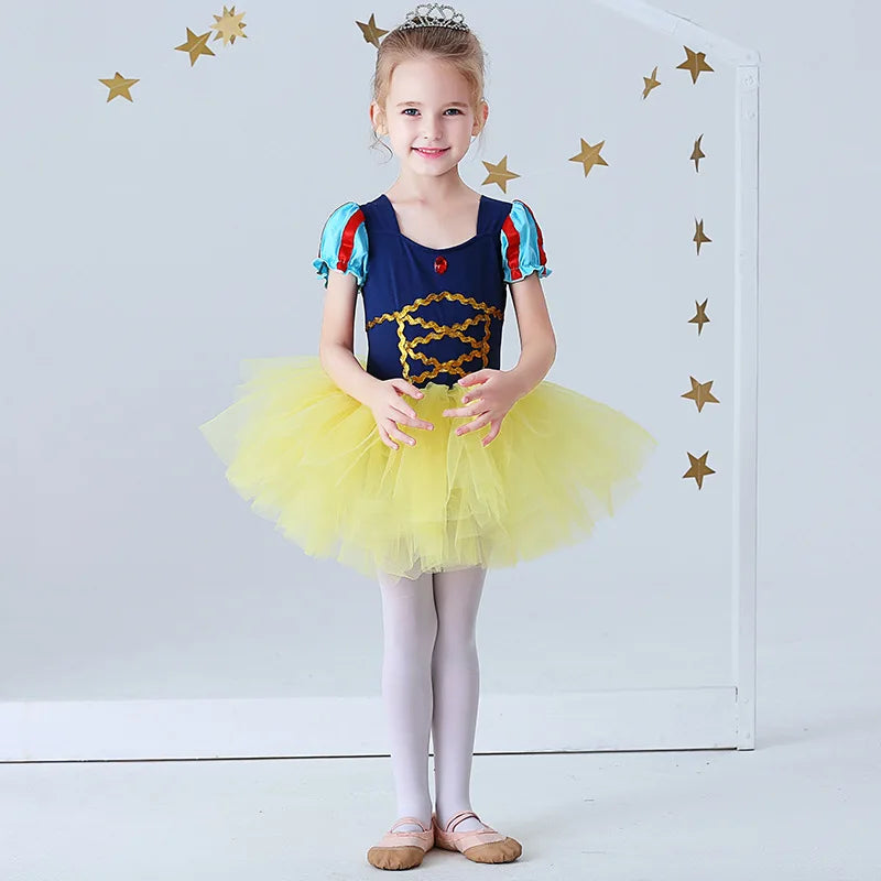 Girl Ballet Dancing Dress Party Fancy Sequined TUTU Dress Princess Girl Clothes Baby Girl Stage Shows Party Costumes