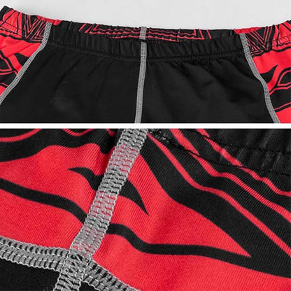 Men's Sports Suit MMA Running Quick-Drying Sportswear Compression Suit Fitness Training 3-Piece Sports Tights