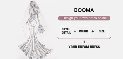 Booma Mermaid Sweetheart Pealrs Sleeveless Satin Simple Wedding Dresses Long Brides Gown Custom Made 2026