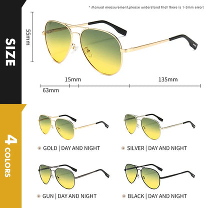 Pilot Sunglasses For Men:  Polarized Driving Glasses | Goggles