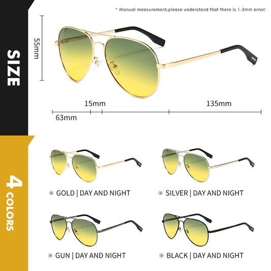 Pilot Sunglasses For Men:  Polarized Driving Glasses | Goggles